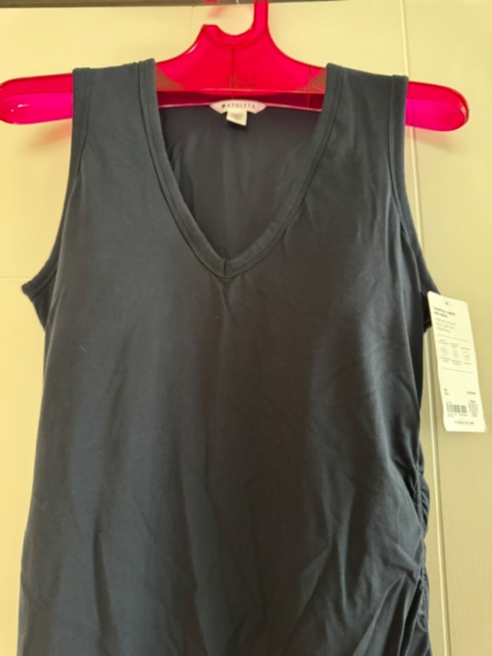 ATHLETA V-Neck Midi Dess - Navy - NEW - Size L